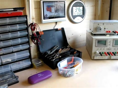 How to set up an electronics lab/workshop at home.